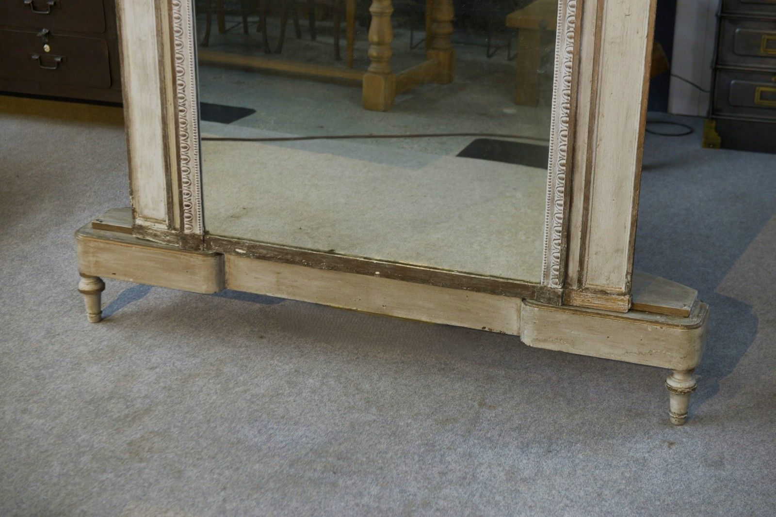 Napoleon III Large Patinated Mirror 19th Century photo for sale