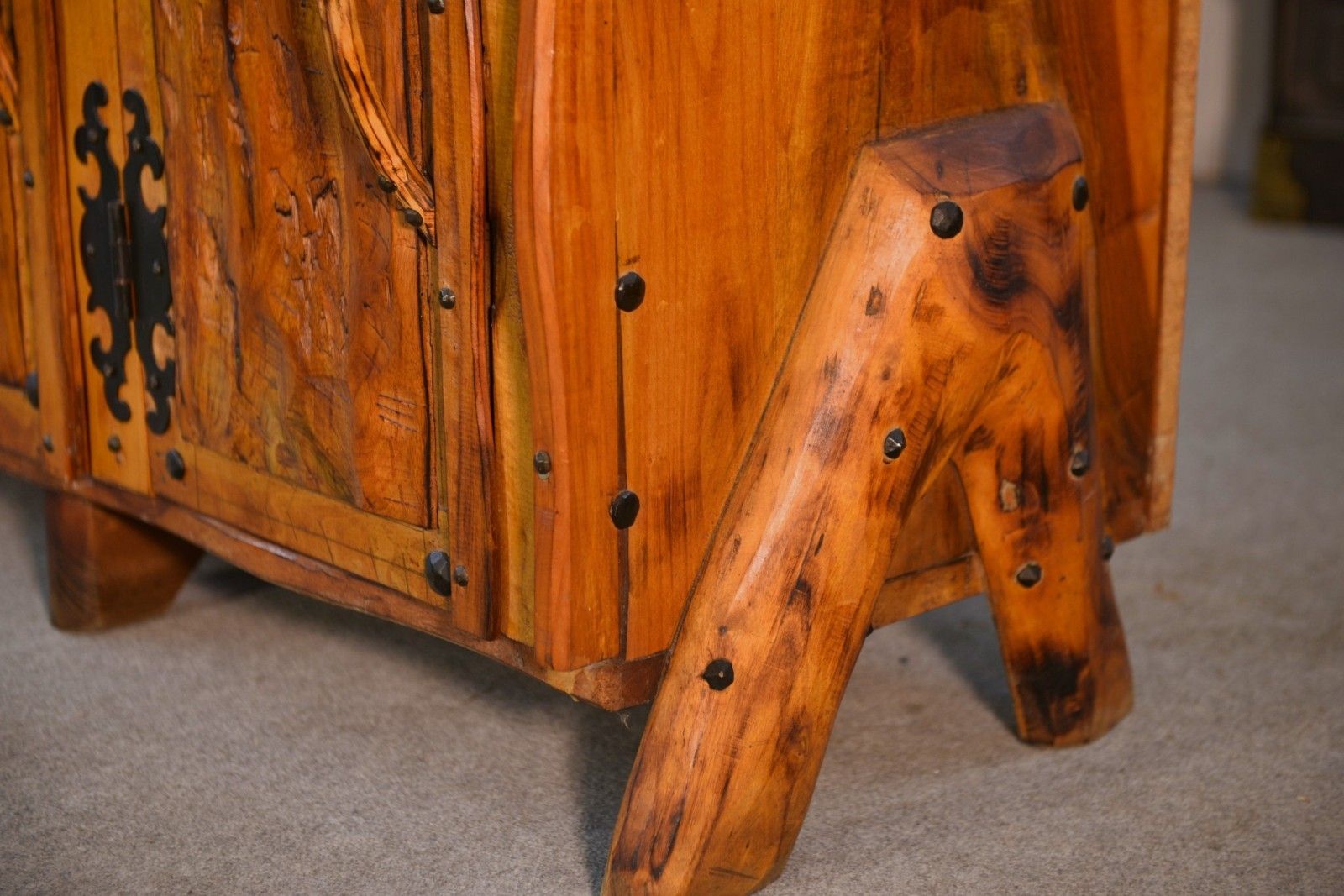 Furniture 1970's Sculptural Brutalist Buffet photo