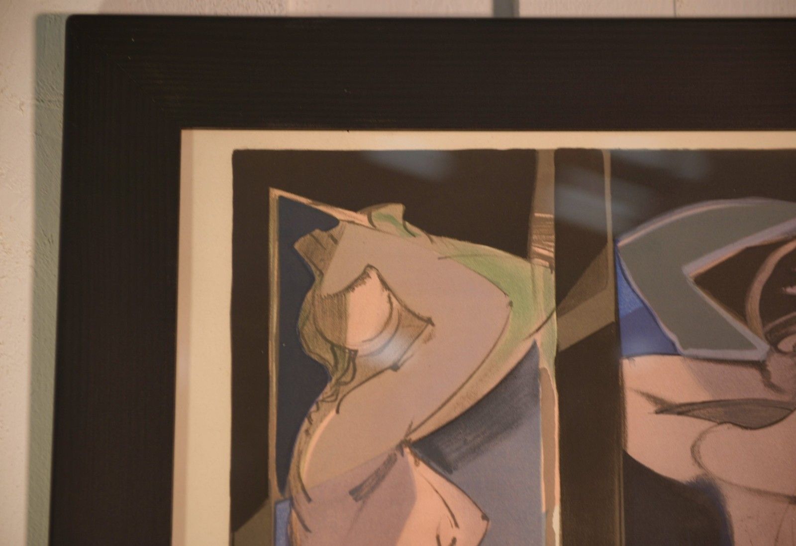 photo furniture "Three Nudes" Painting/Lithograph By Camille Hilaire, Numbered Artist Proof