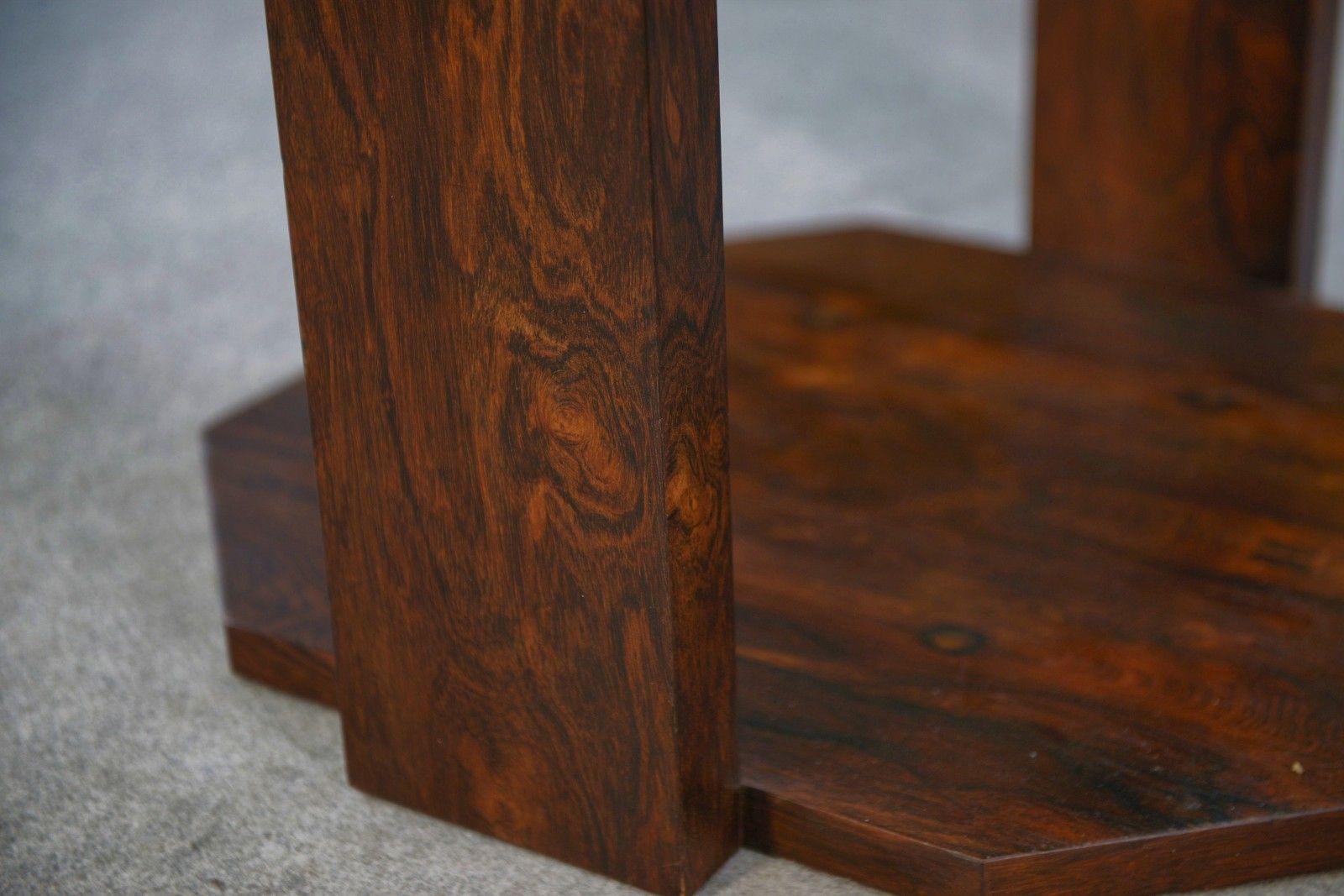 photo for sale Art Deco Rosewood Veneer Stool In The Taste Of Eugene Printz 1930's