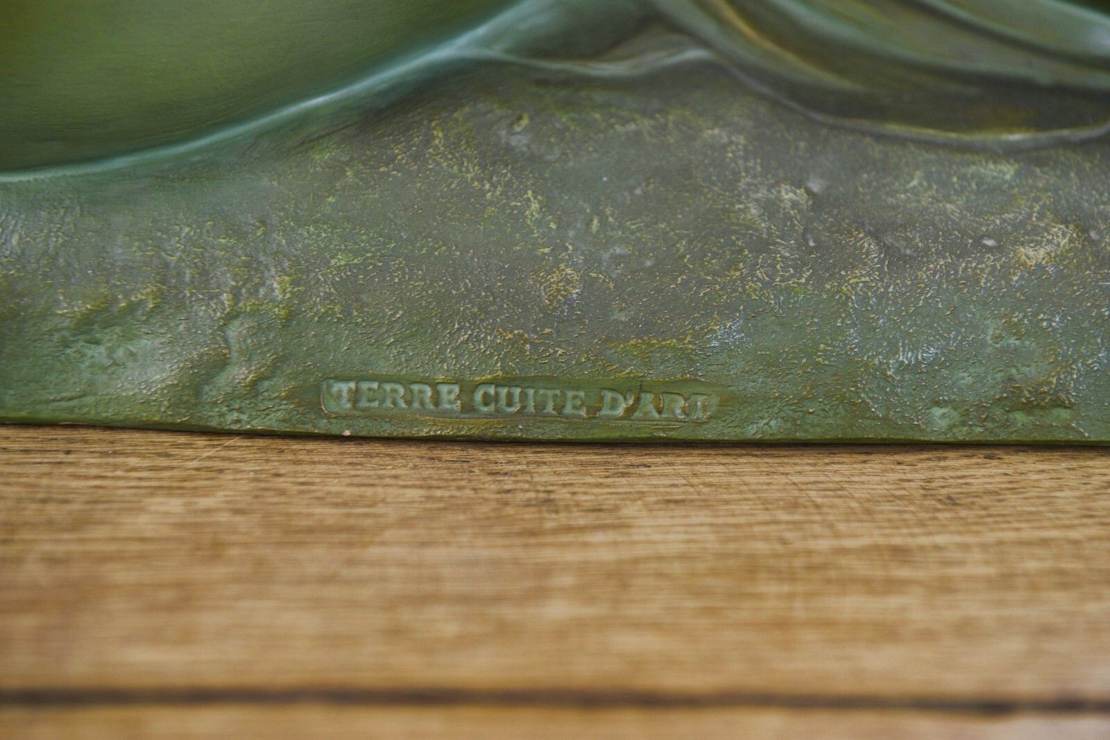 Bronze Patina Terracotta Sculpture By Ugo Cipriani photo for sale