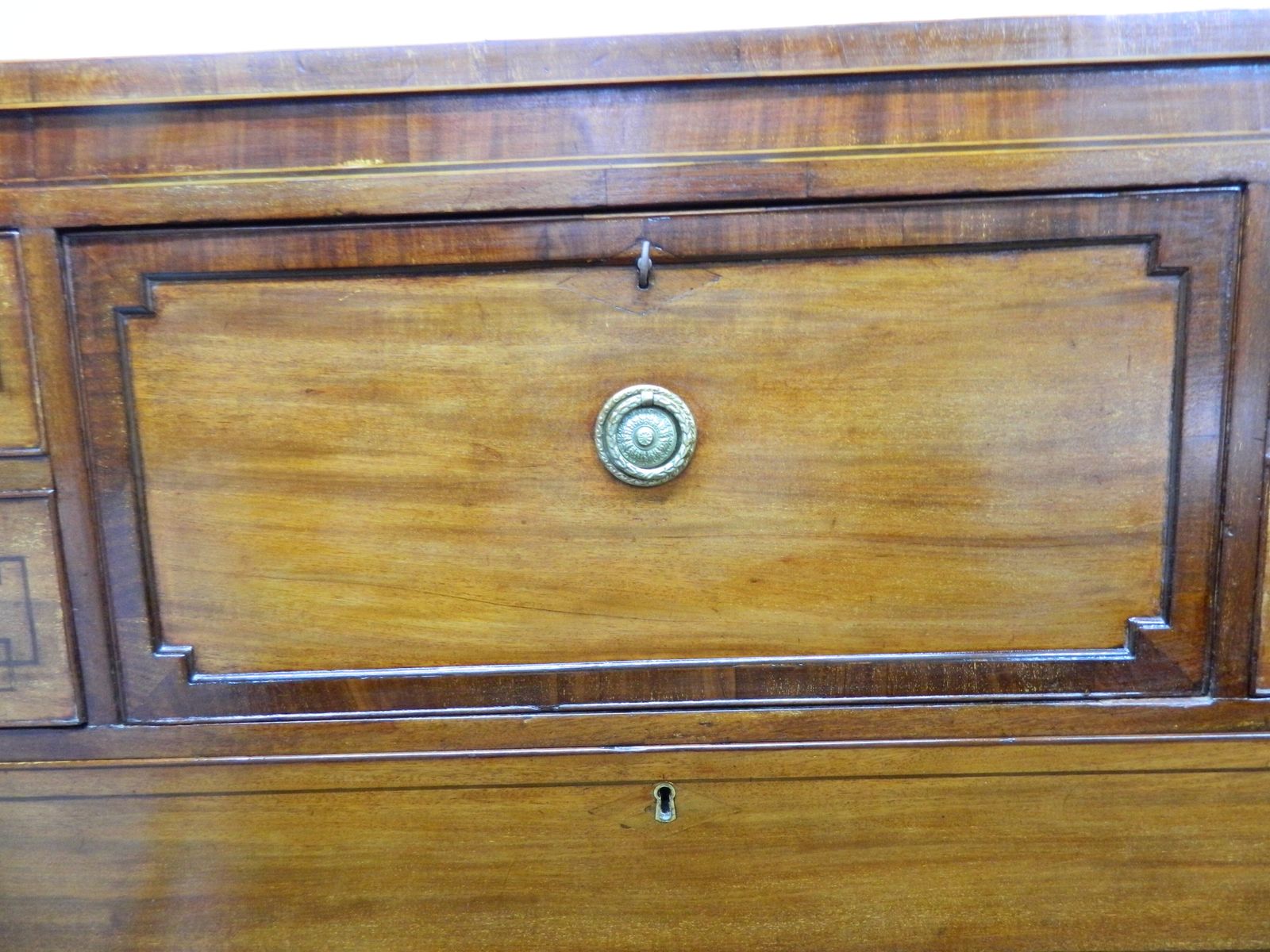 Regency Mahogany Secretaire Chest Of Drawers photo buy