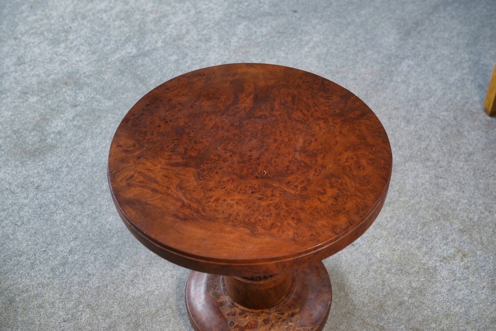 Art Deco Pedestal Attributed To Jules Leleu 1930's photo for sale
