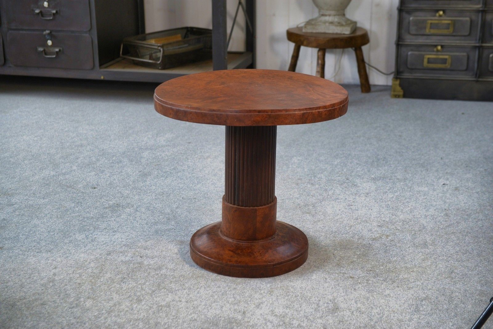 Art Deco Pedestal Attributed To Jules Leleu 1930's photo buy