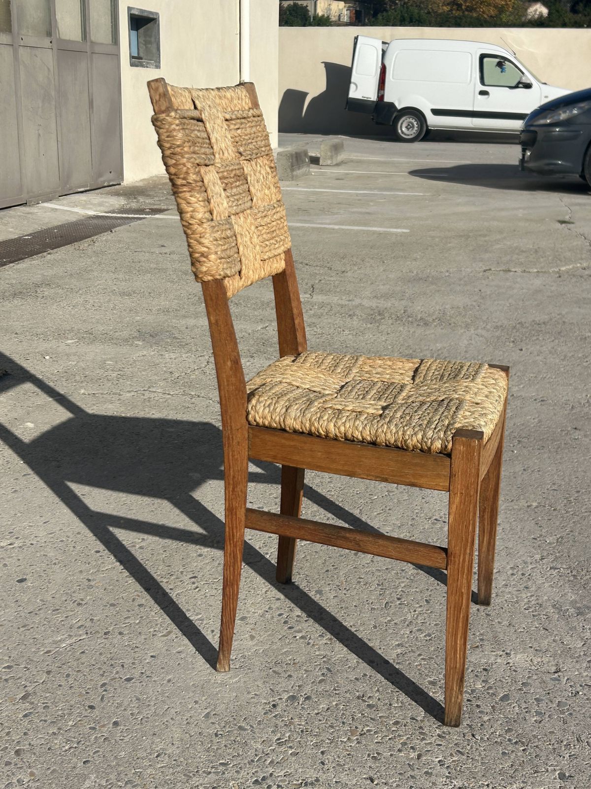 Audoux Minet Armchair And Chair Set, 1950s, Set Of 6 photo 5113.0