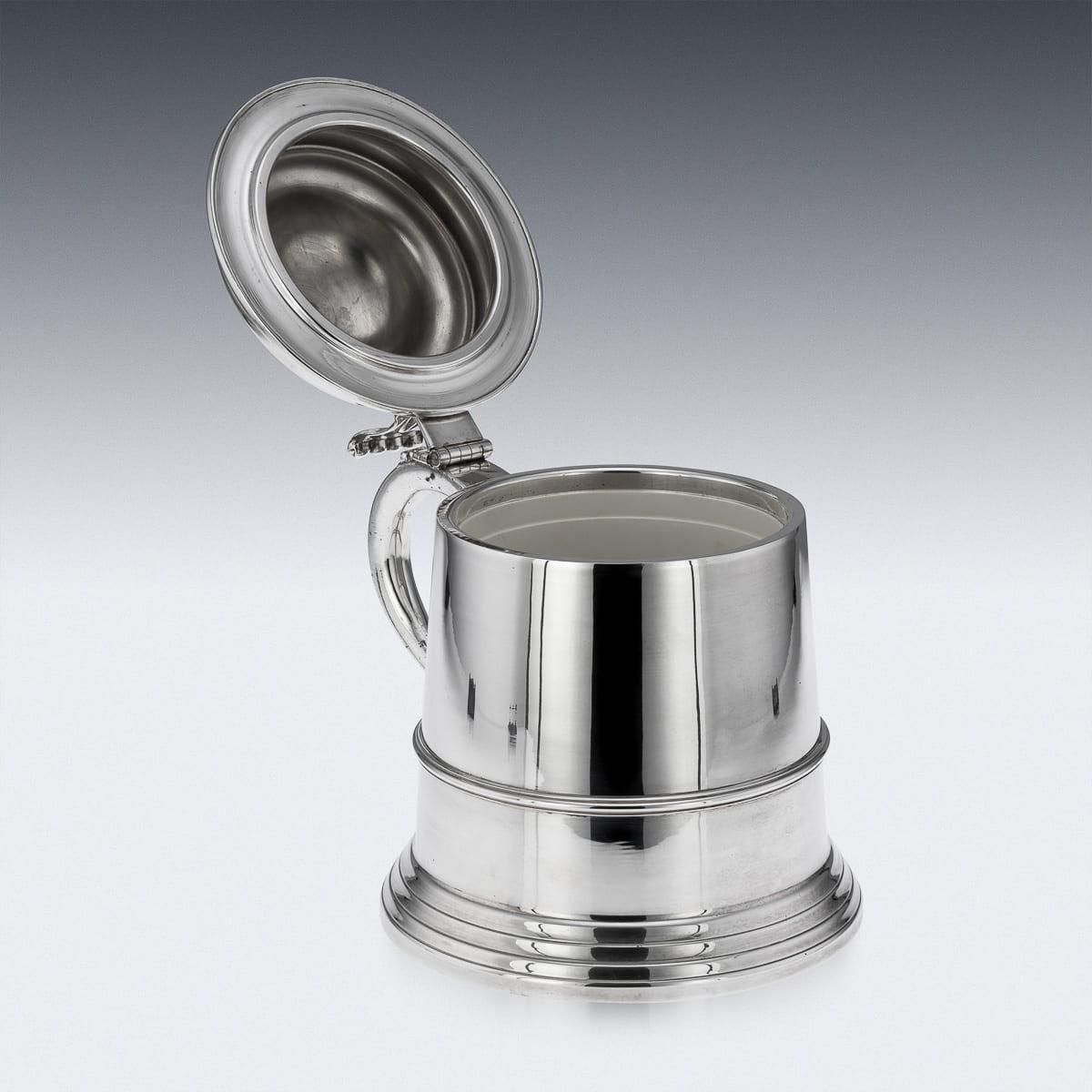 Vintage 20th Century Italian Silver Plated Lidded Tankard Ice Bucket C.1970 photo buy