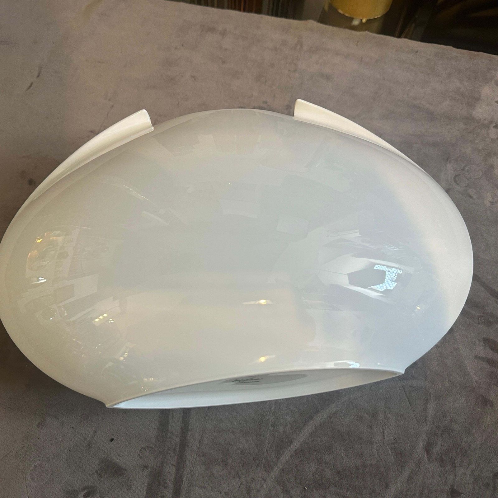 1990s Minimalist White Porcelain Tasca Vase By Lino Sabattini For Rosenthal photo for sale