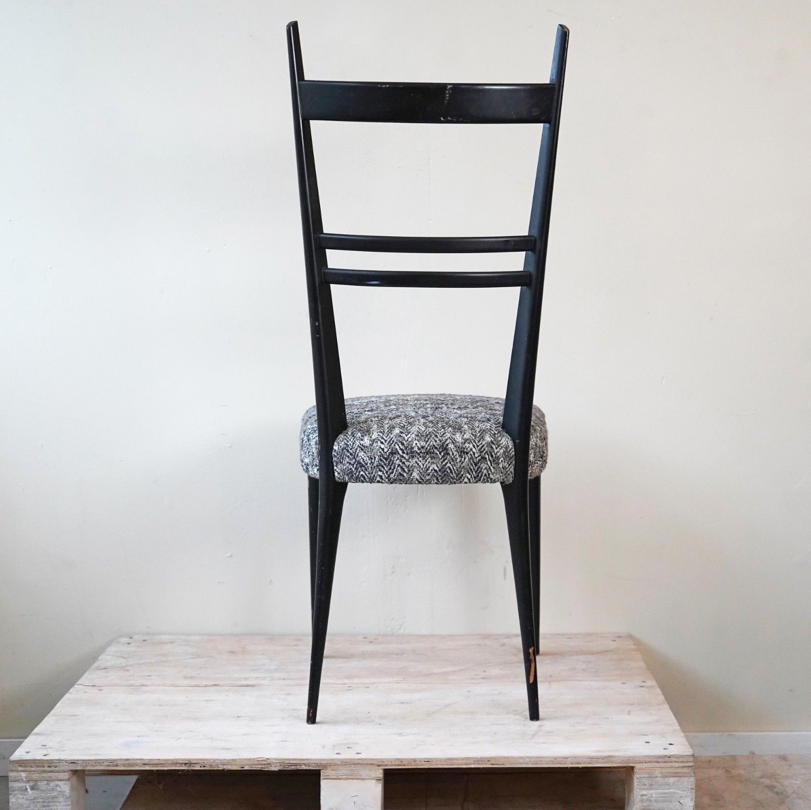 Furniture Set Of Six Model "689" High Back Beech Chairs For Ligne Roset, France 1960s photo