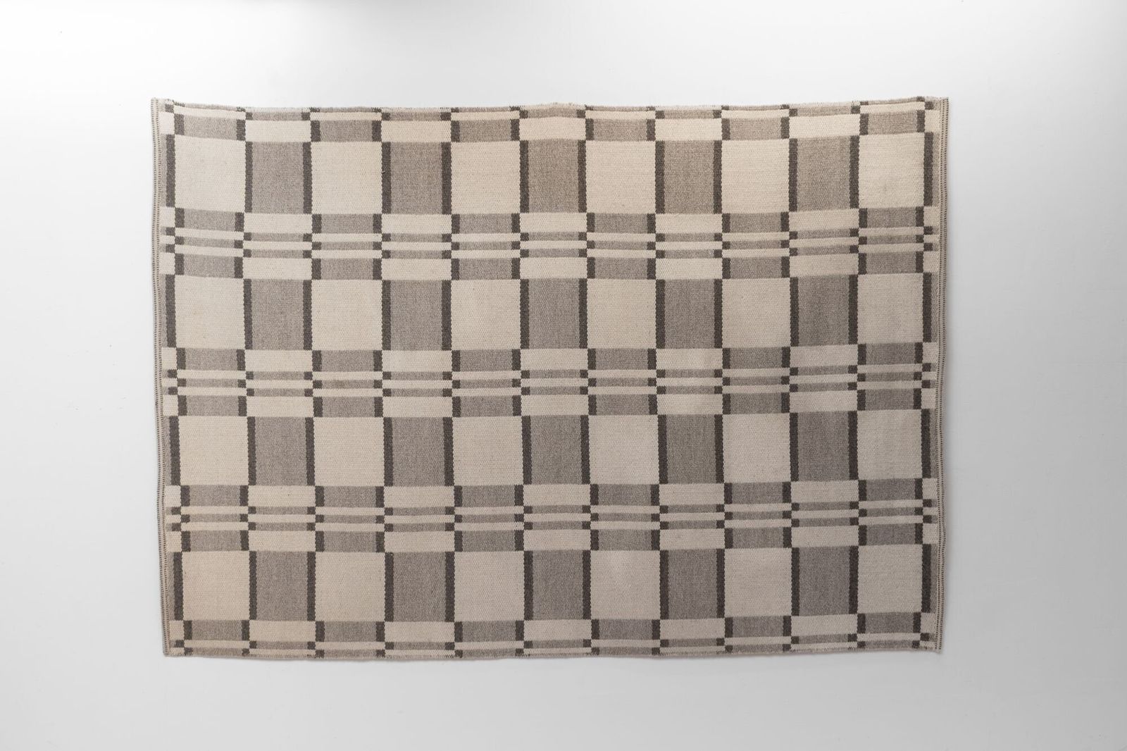 Large Chequered Swedish Kilim photo furniture