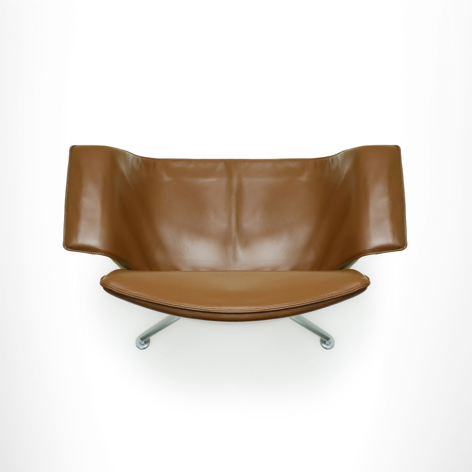 Preben Fabricius And Jorgen Kastlhom Two Tone Leather Fk Lounge Chairs For Walter Knoll photo vinterior