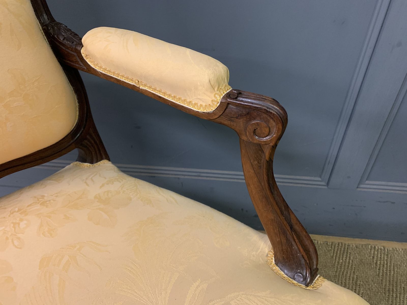 Pair Of French Rosewood Fauteuils photo furniture