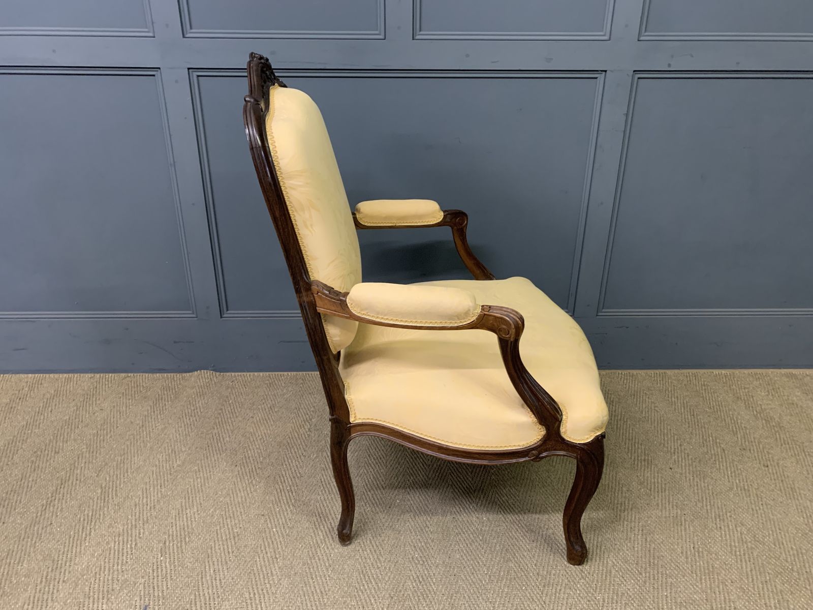 Pair Of French Rosewood Fauteuils photo for sale