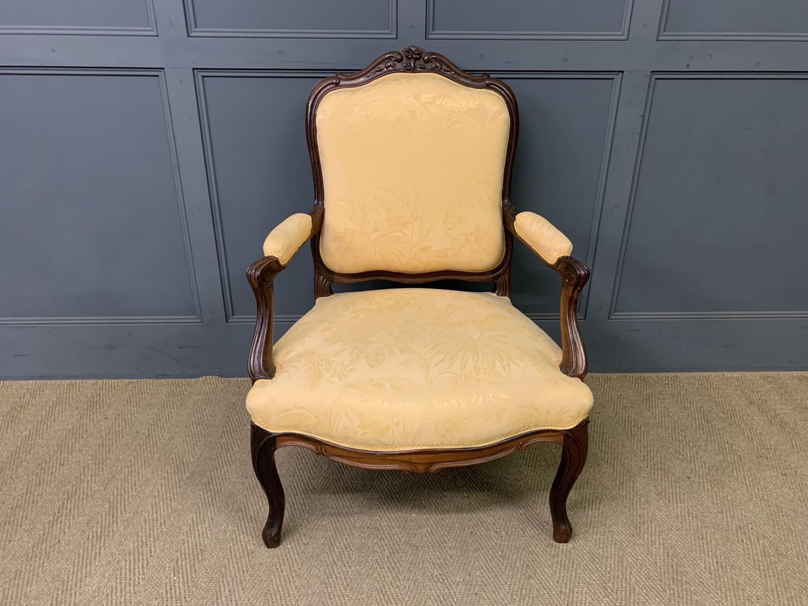 Pair Of French Rosewood Fauteuils photo vintage