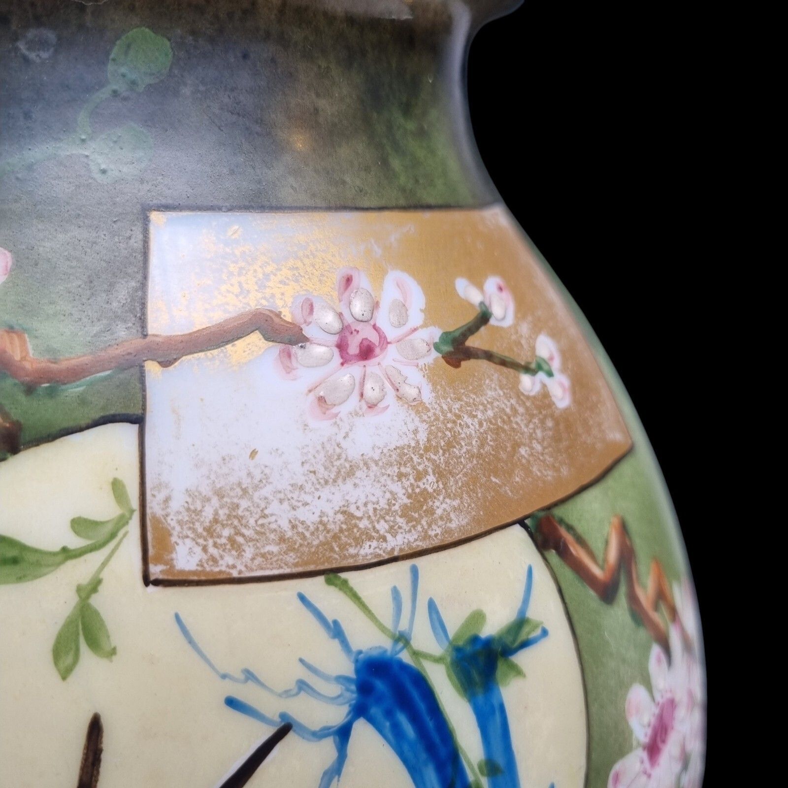 Antique Baccarat Hand Blown Hand Painted Opaline Art Glass 19thc photo furniture