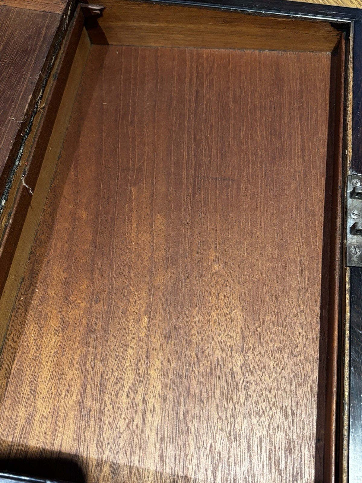 Victorian Mother Of Pearl Inlaid Writing Box With Fitted Interior photo vinterior