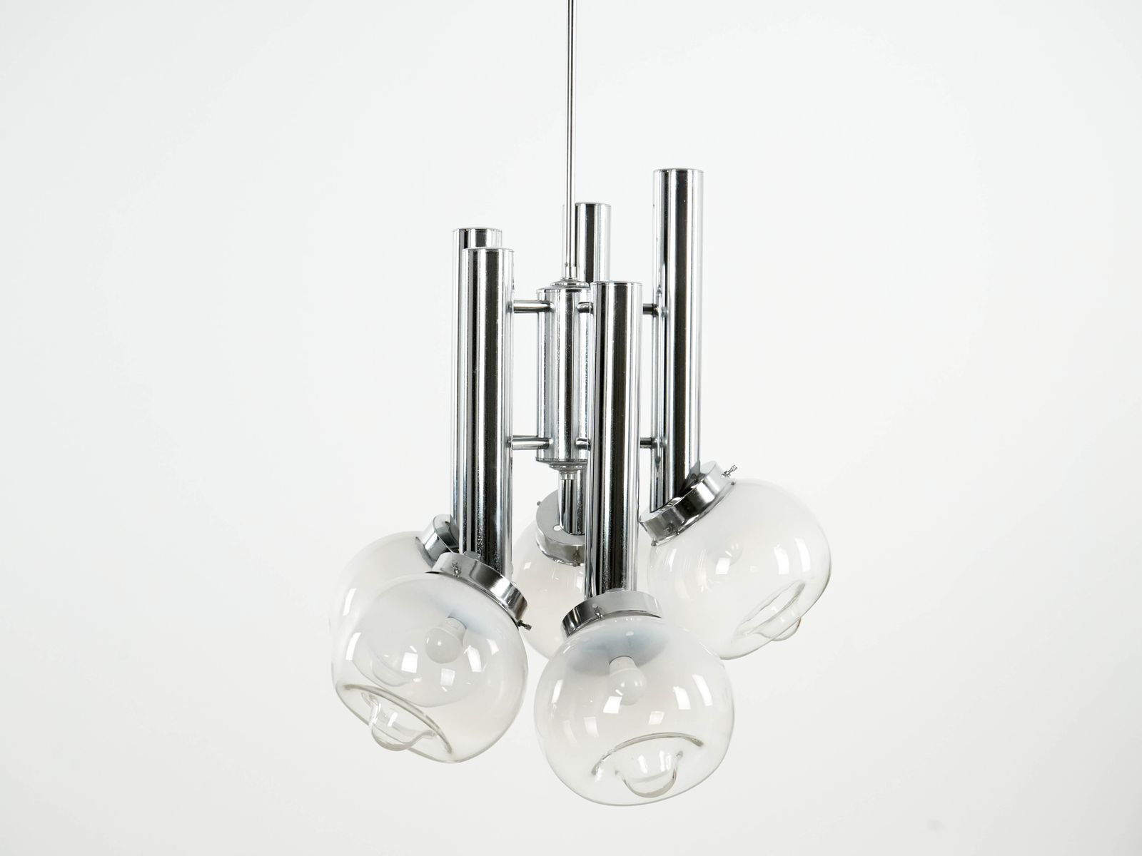 Kroonluchter, Italiaans Design, Jaren 1970, Vervaardigd In Italië photo for sale