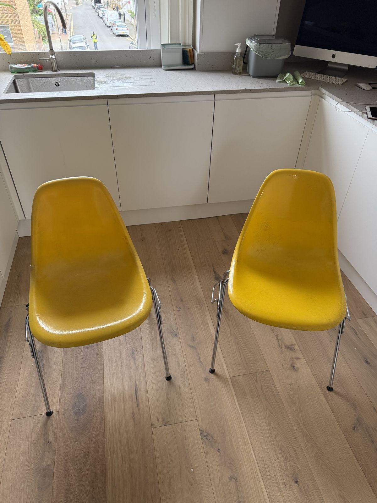 1950s Fiberglass Dss Stacking Chairs By Ray & Charles Eames For Herman Miller