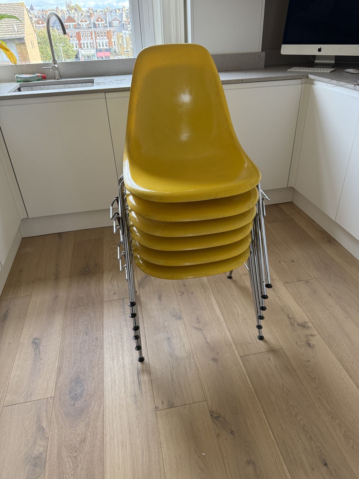 1950s Fiberglass Dss Stacking Chairs By Ray & Charles Eames For Herman Miller photo 1100.0