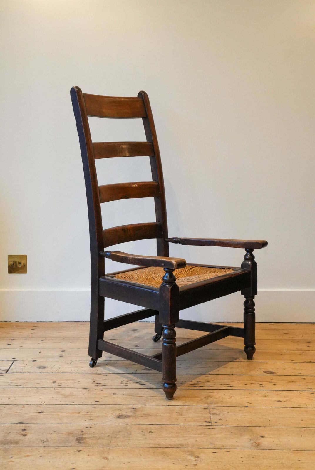 Ladderback Fireside Chair, 1800s