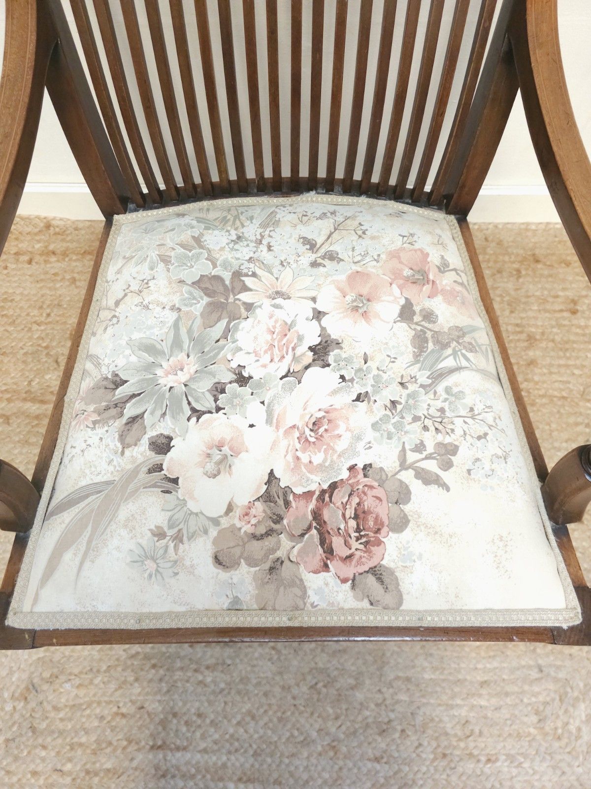 photo for sale Victorian Chair 19th Century Arts & Crafts Vintage Feature Chair Delivery