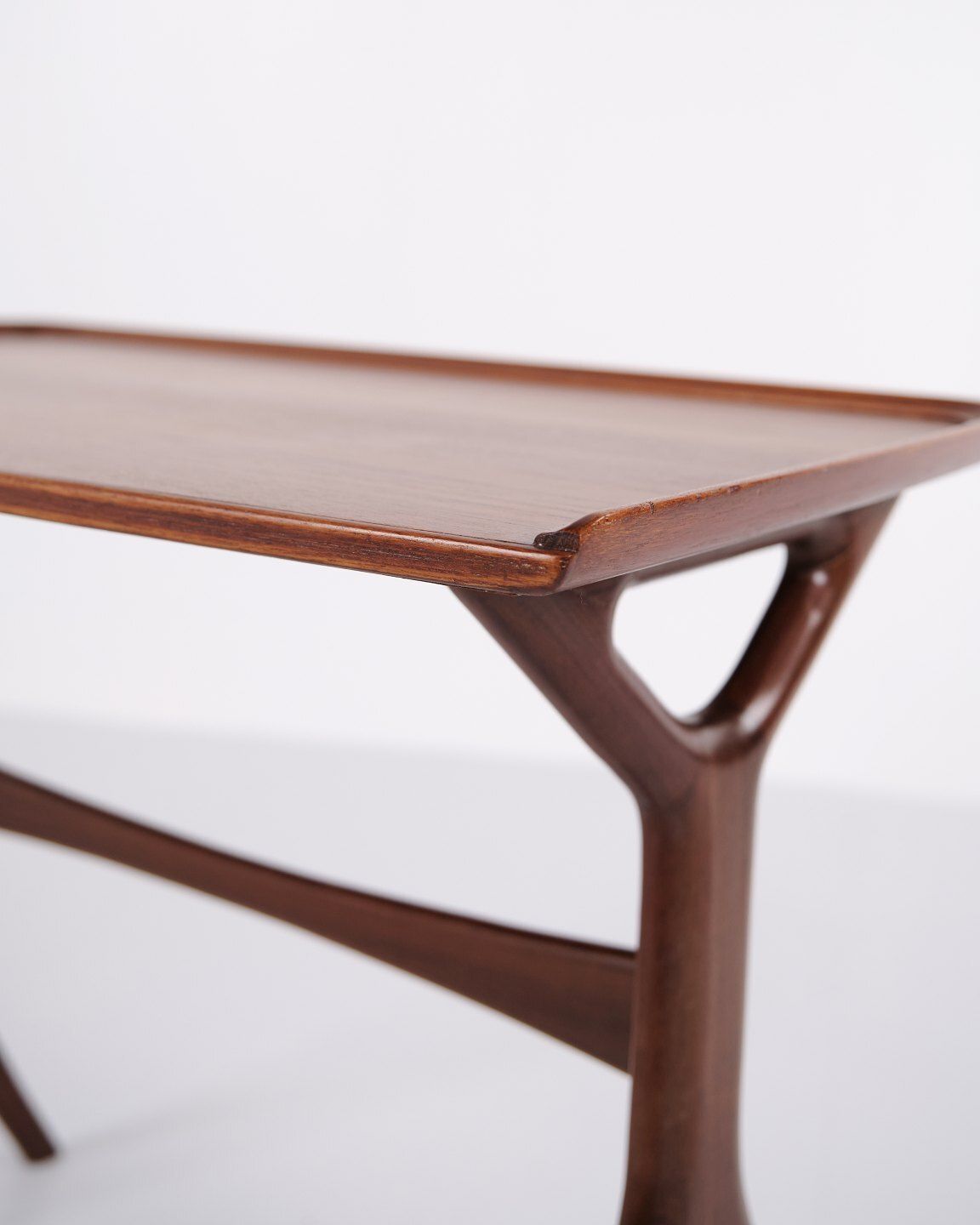Side Table   Teak Wood   Danish Design   Johannes Andersen   1960s photo vinterior
