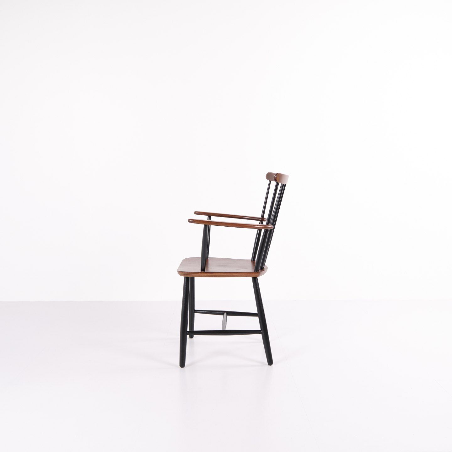 Armchair   Rosewood & Black Painted   Poul M. Volther   Farstrup   1960s photo furniture