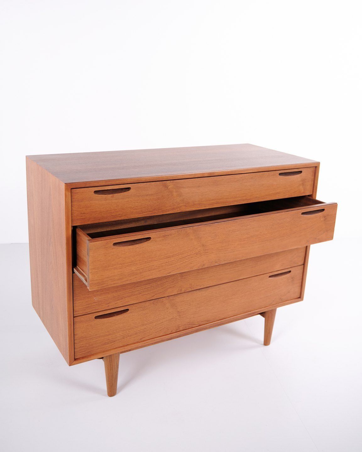 Chest Of Drawers   4 Drawers   Teak Wood   Ib Kofod Larsen   Brande Furniture Factory   1950s photo buy