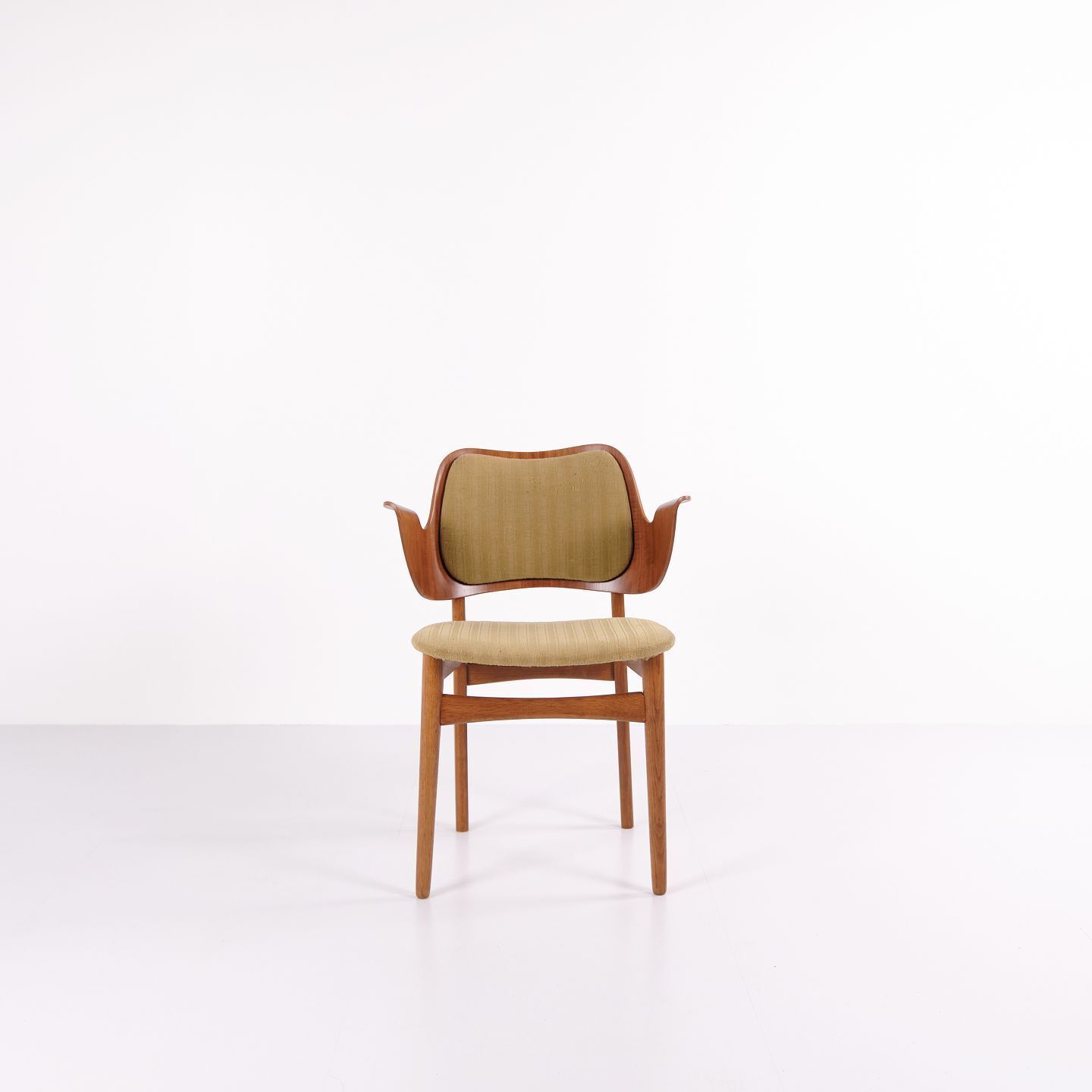 Armchair   Model 107   Oak & Teak   Original Upholstered   Hans Olsen   1960s