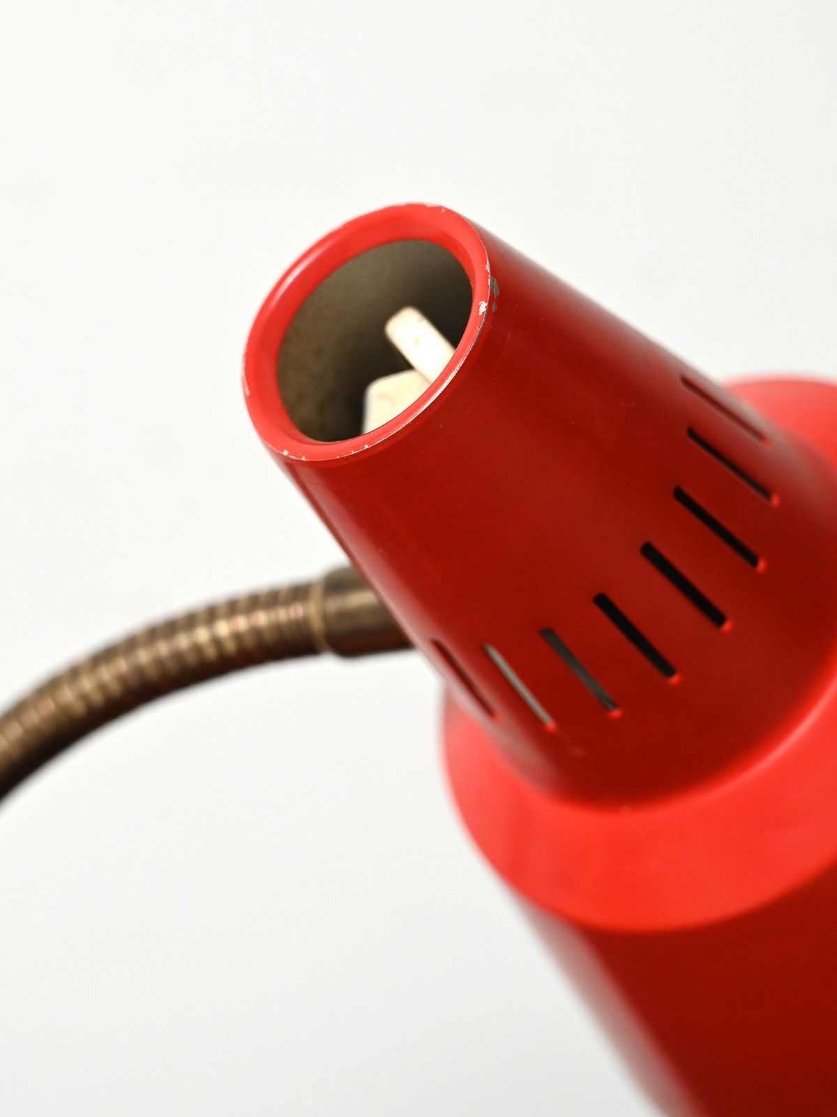 Red Table Lamp Produced By Gemi Rossa Anni ’60 photo buy