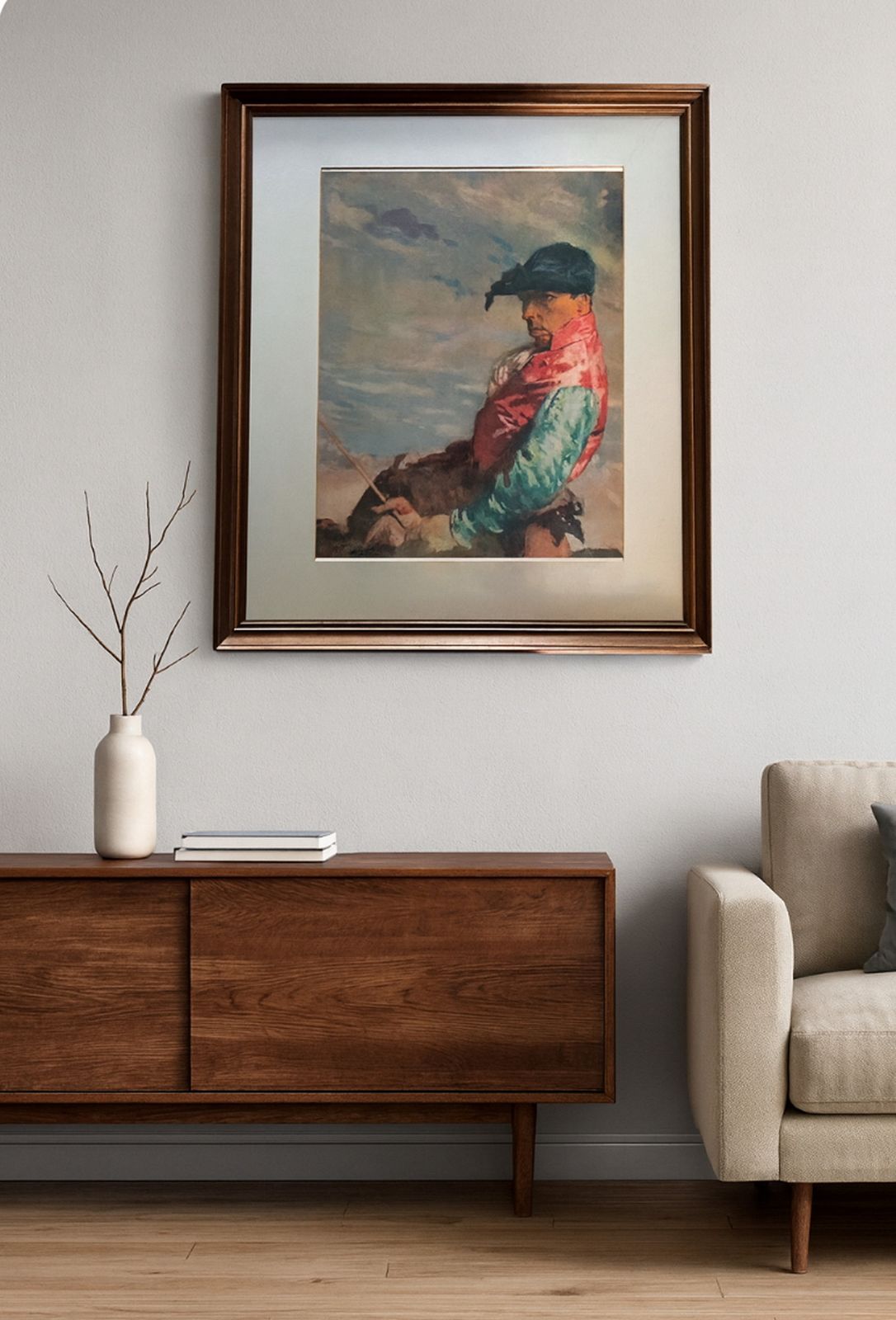 After William Orpen 'The Jockey' Largish Print photo buy