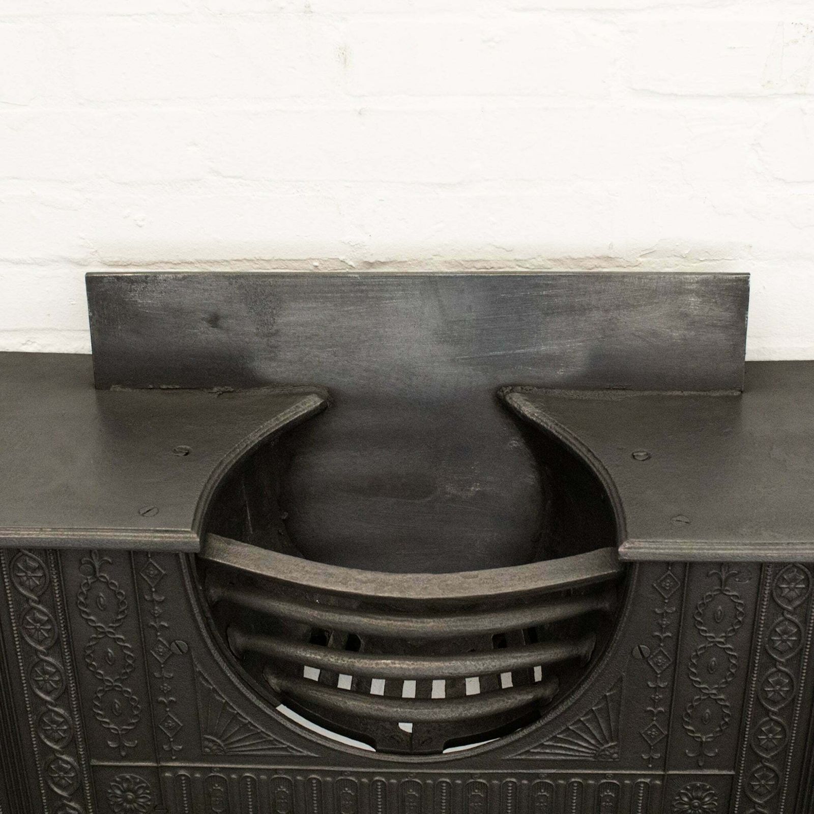 Antique Large Georgian Cast Iron Hob Grate photo for sale