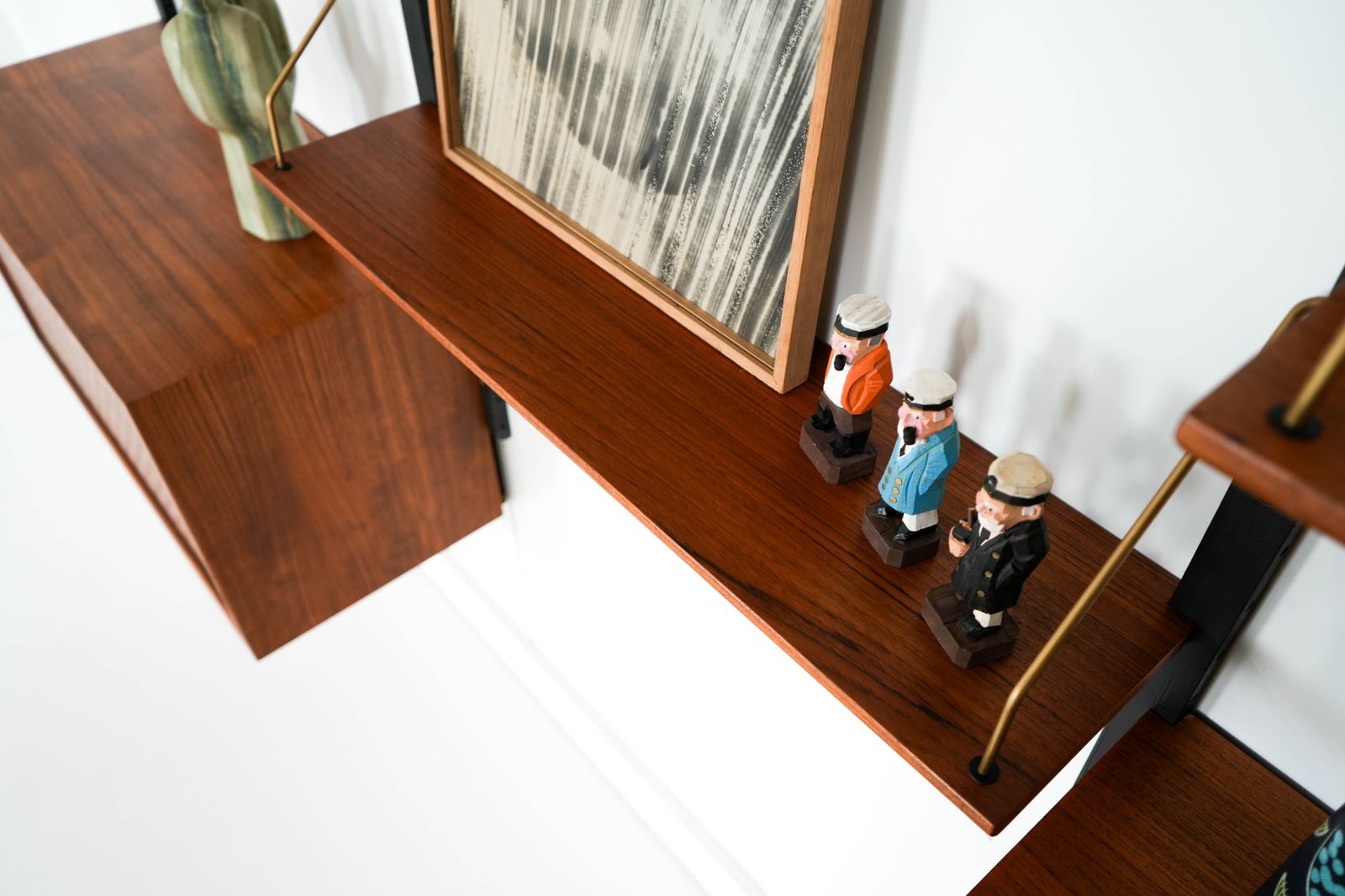 photo vinterior Teak Modular Shelving Unit, Danish Design, 1960s, Designer: Poul Cadovius