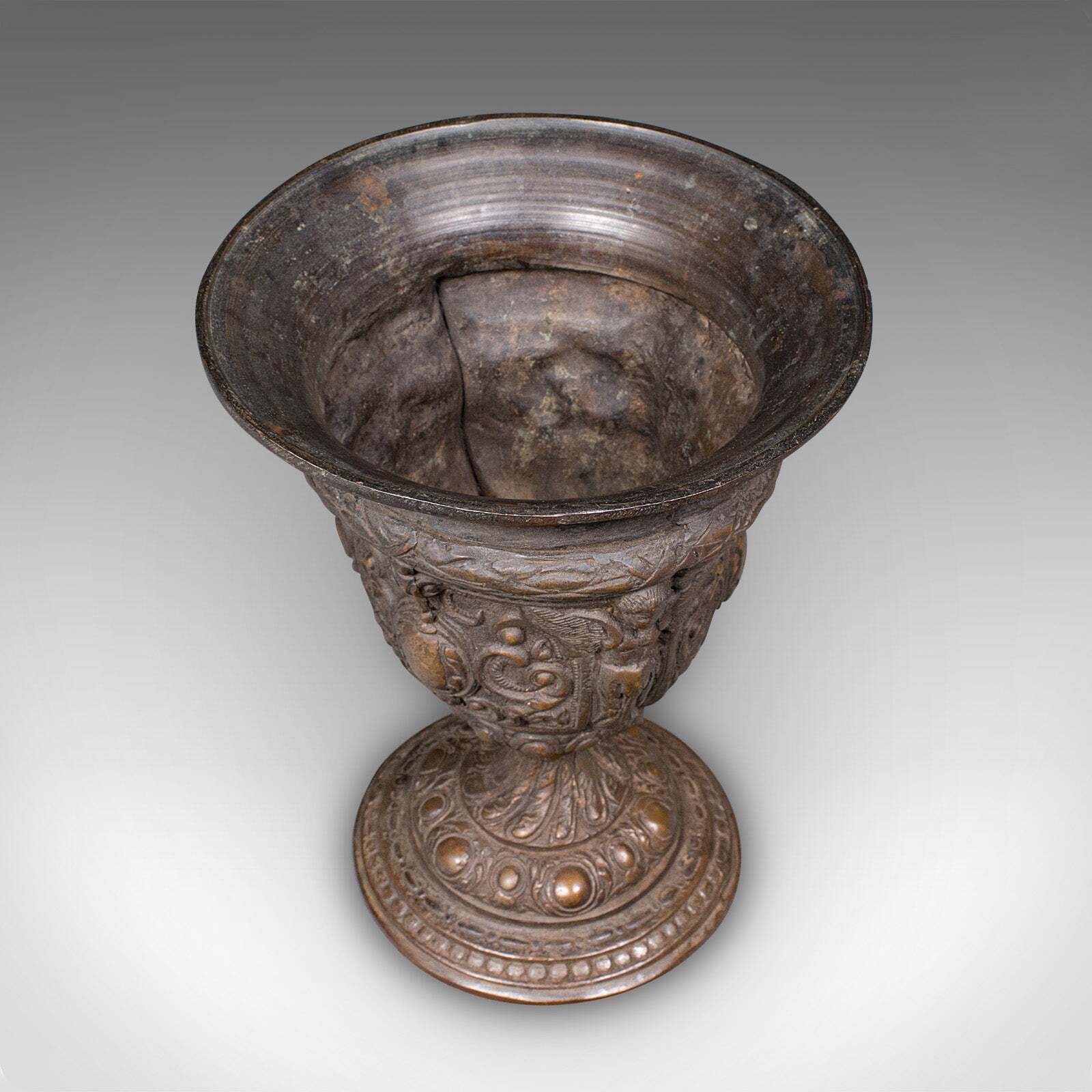Antique Grand Tour Planter, Italian, Bronze, Bouquet Vase, Urn, Early Victorian photo buy