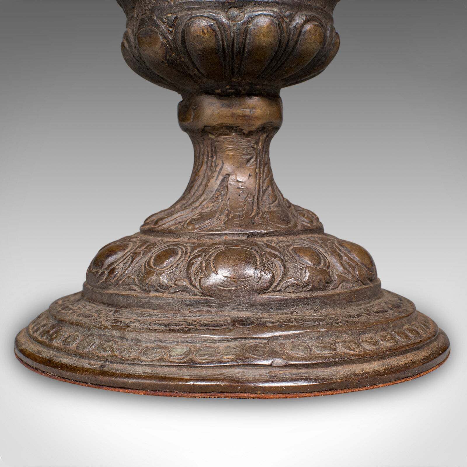 2297.0 Antique Grand Tour Planter, Italian, Bronze, Bouquet Vase, Urn, Early Victorian photo