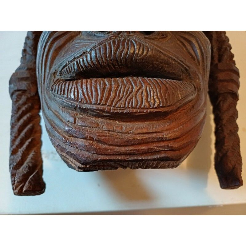photo for sale African Wooden Mask Ivory Coast Baoulé