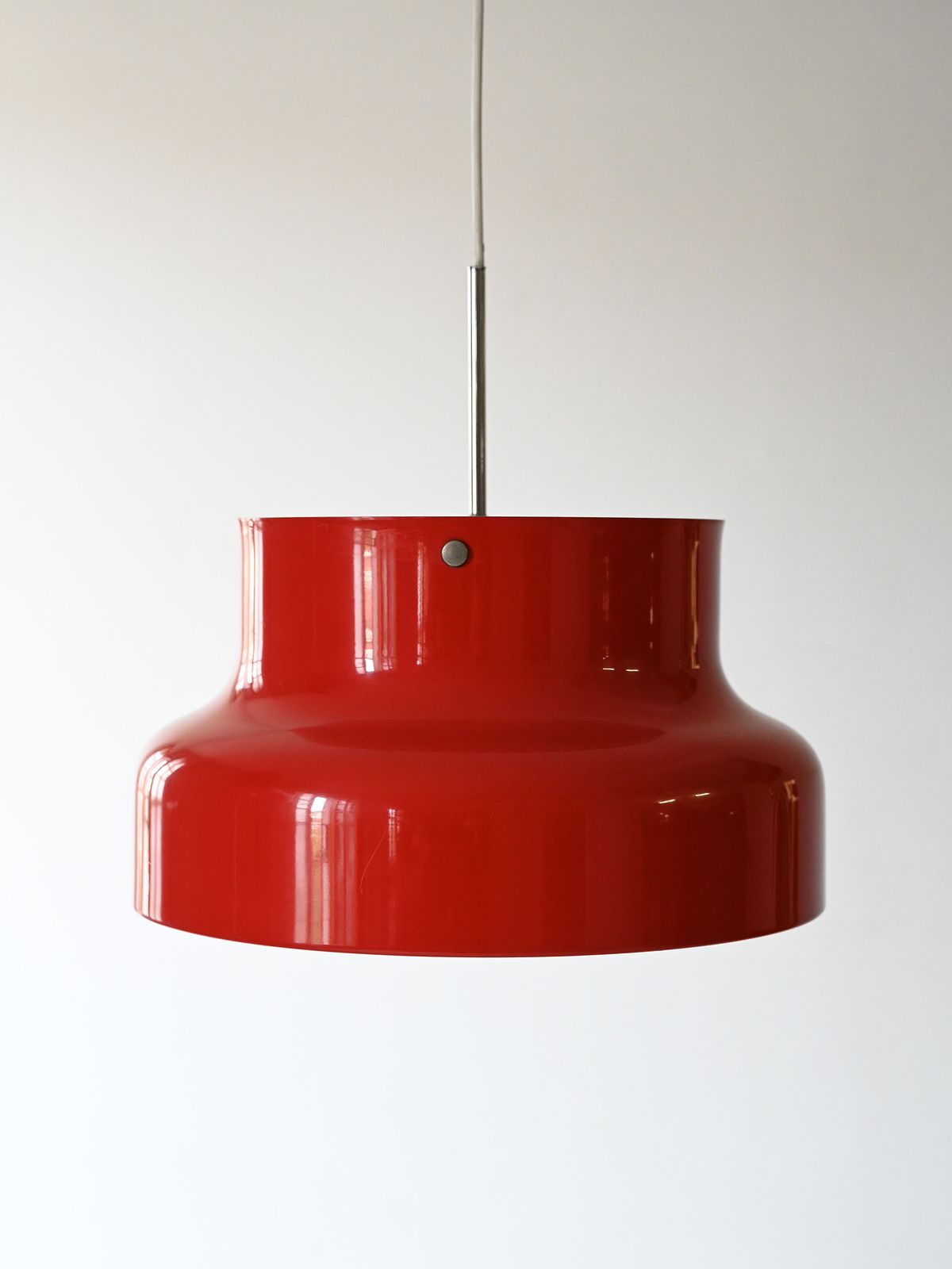 Red “Bumling” Pendant Lamp By Anders Pehrson photo for sale