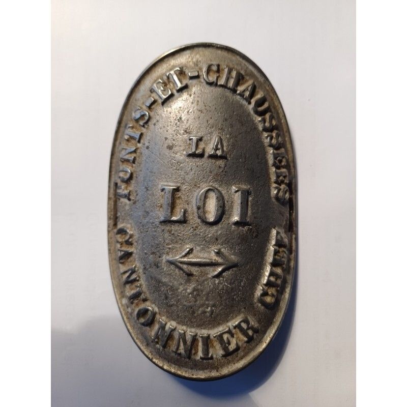 "The Law" Plaque, Bridges And Roads Department   Chief Road Maintenance Worker photo buy