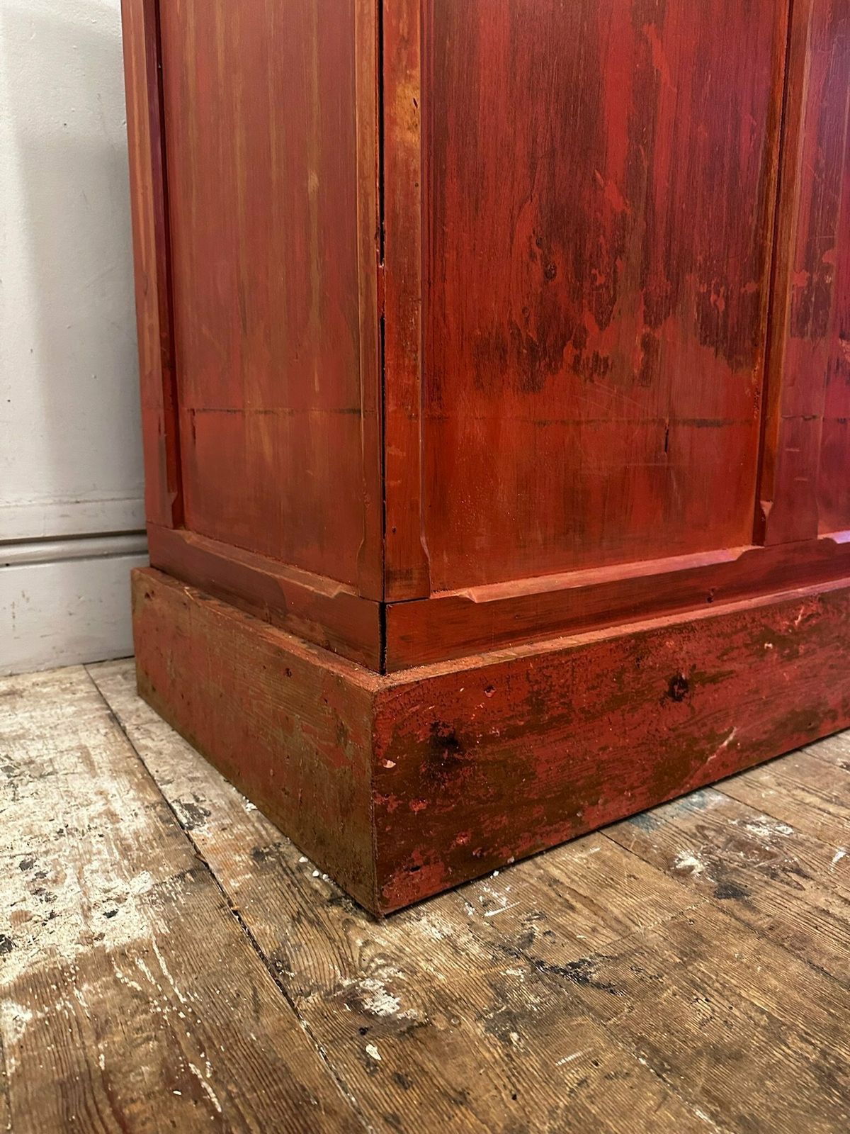 Large Antique 1900's Pitch Pine Shop Counter Rustic Style Ideal For Shops / Cafe photo buy