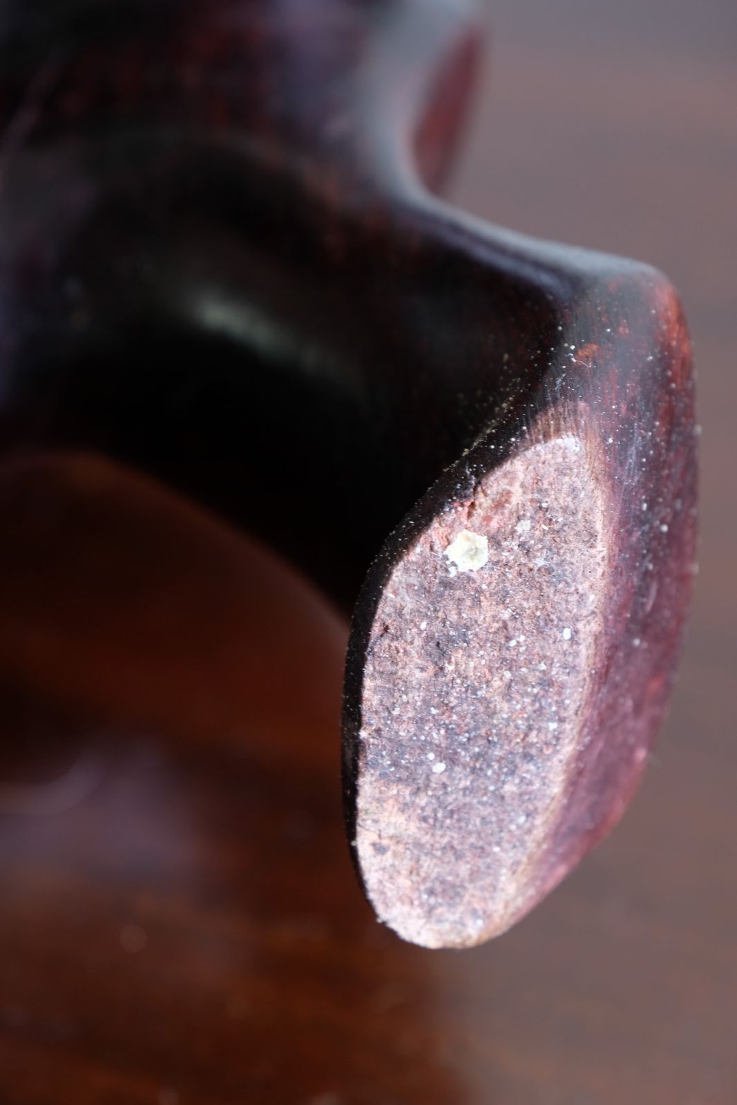 African Abstract Mahogany Sculpture Inspired By Rodin And Henry Moore photo Art