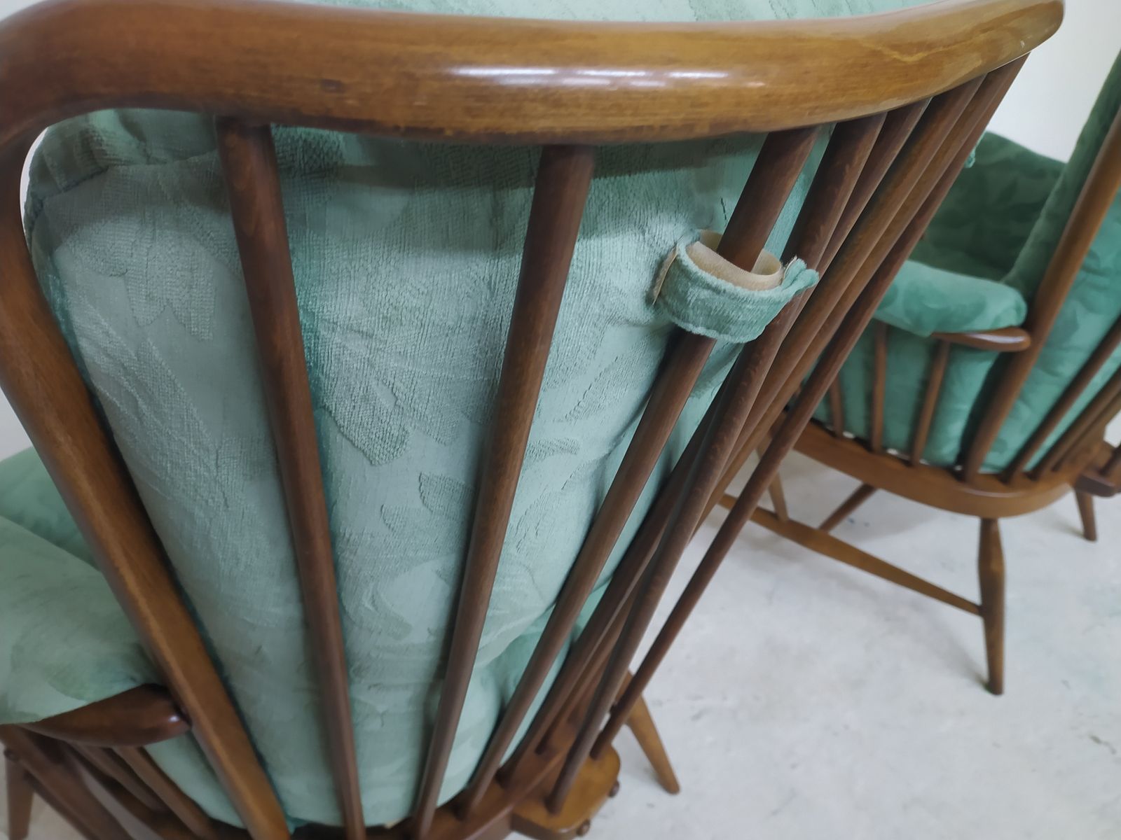 Ercol Evergreeen Pair Of Vintage Armchairs. photo Furniture