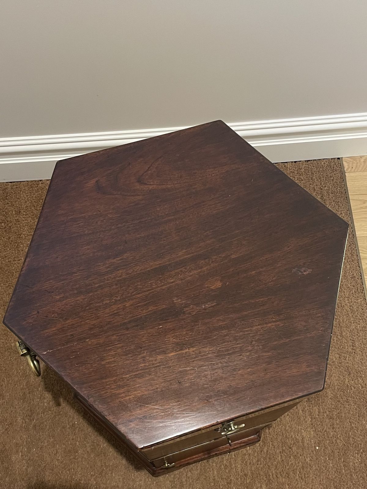 Georgian Mahogany Cellarette photo vinterior