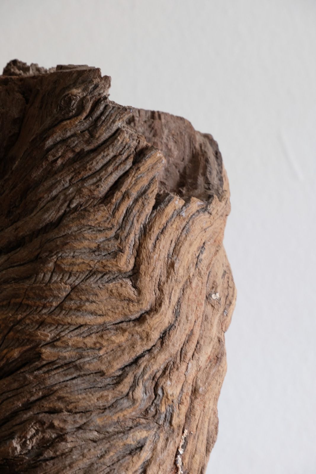 Makonde Root Wood Bust – Tribal Elder Portrait Sculpture photo vintage