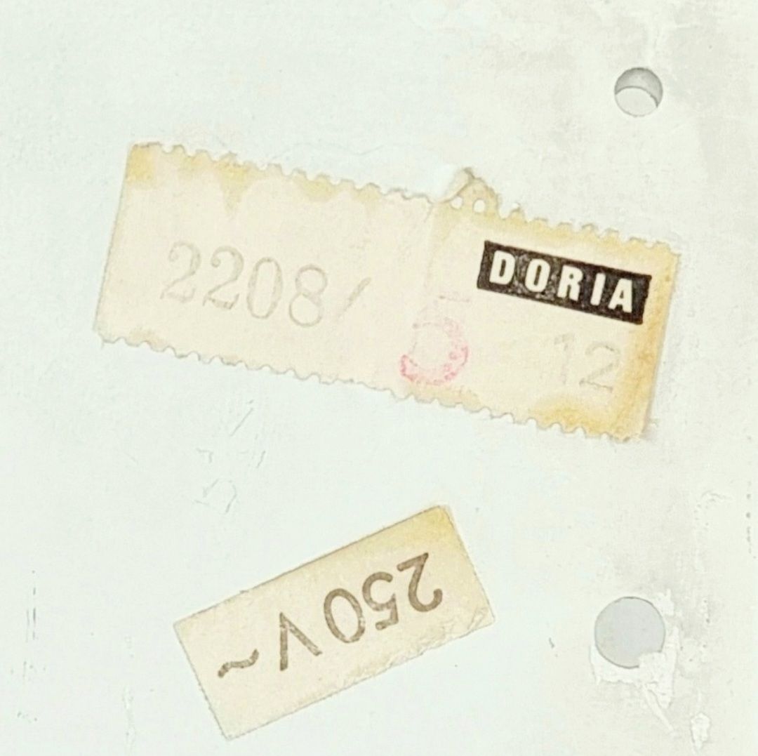 photo for sale Paar Mid Century Ijsglas & Messing Wandlampen Van Doria, Duitsland, Jaren 1960