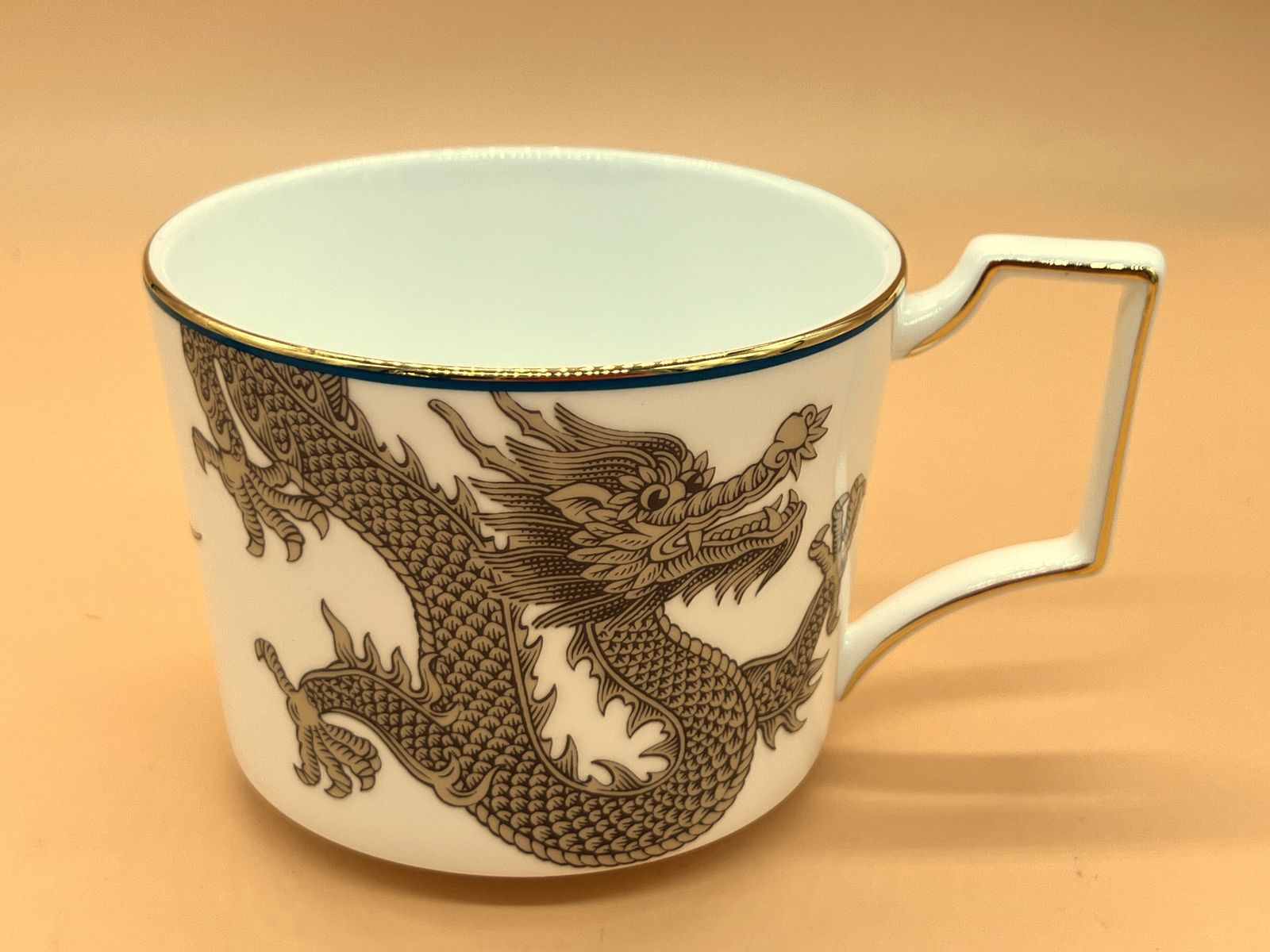 photo for sale Wedgwood China Oriental Legend Design Tea Cup & Saucer Duo.