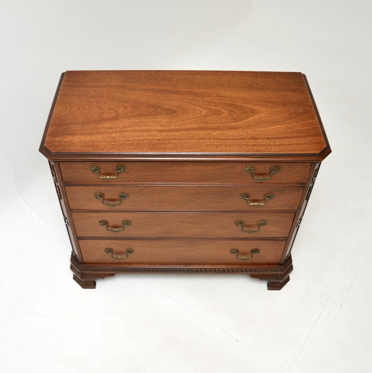 Antique Georgian Style Mahogany Chest Of Drawers photo for sale