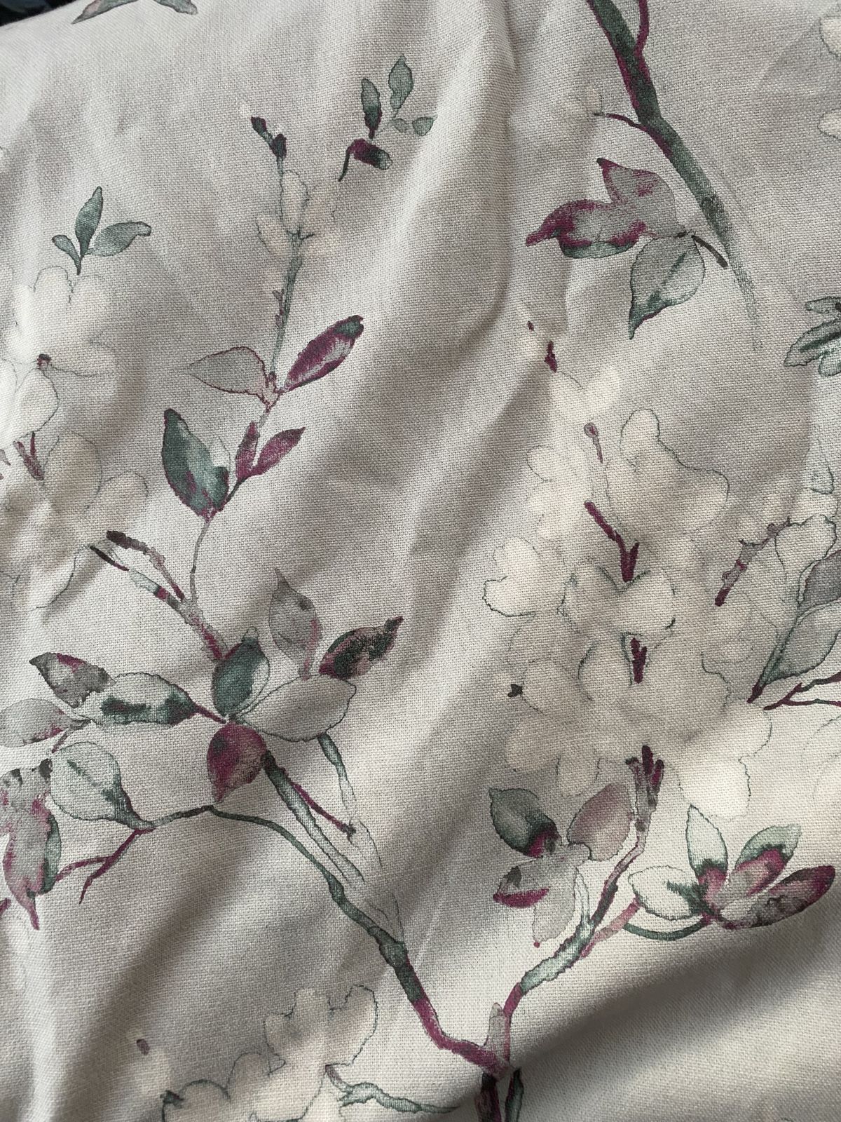 Ashley Wilde Florence Rose 100% Cotton Pair Of Curtains