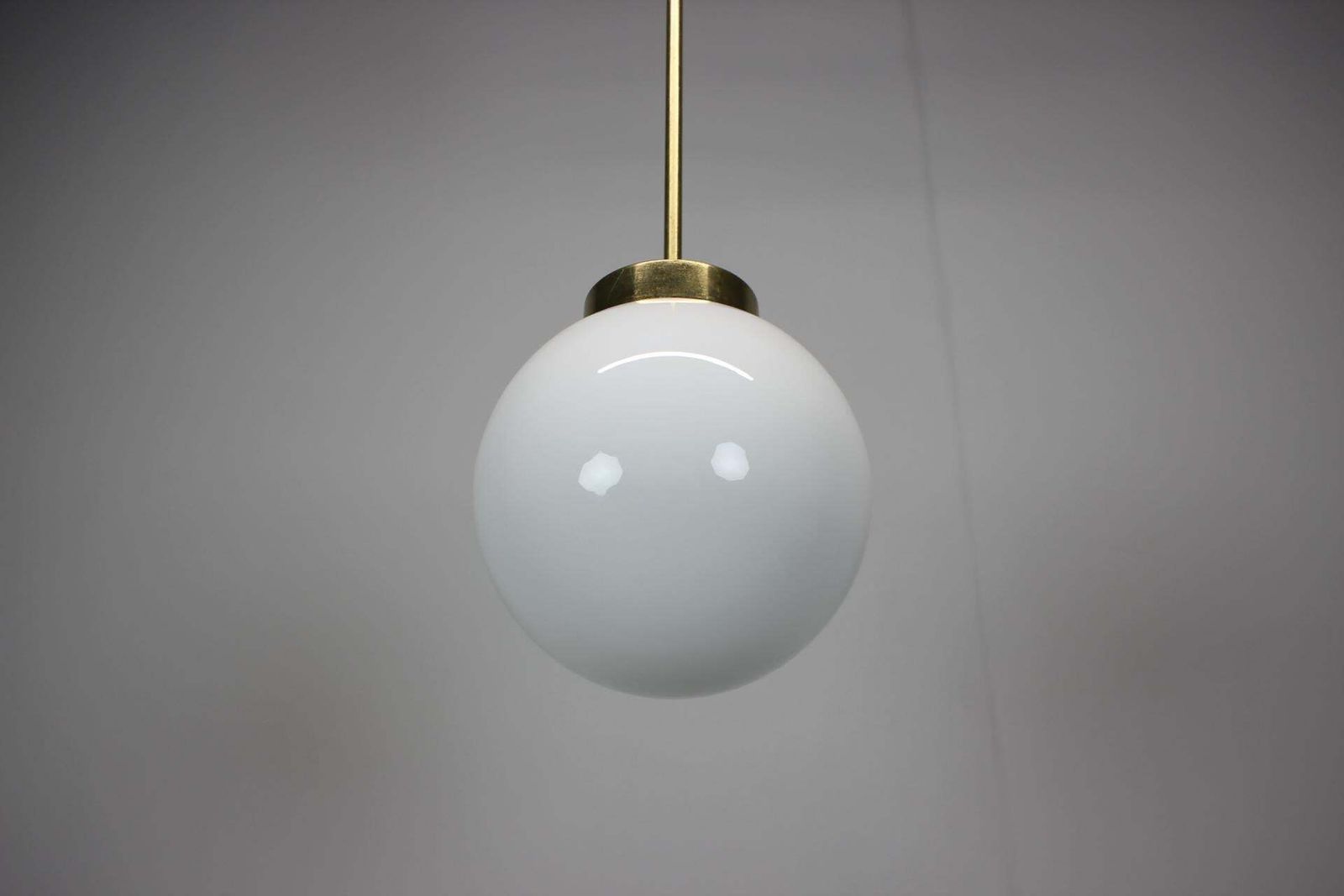 Mid Century Globe Pendant By Kamenický šenov, 1970s, Czechoslovakia photo Lighting
