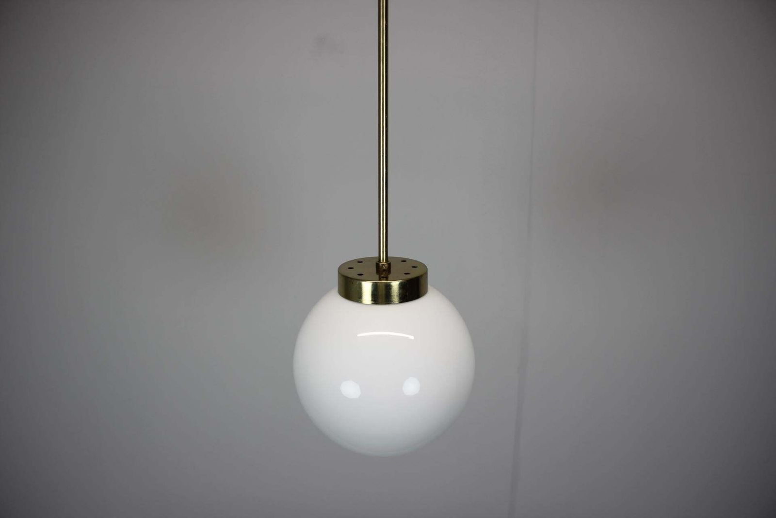 Mid Century Globe Pendant By Kamenický šenov, 1970s, Czechoslovakia photo 382.0