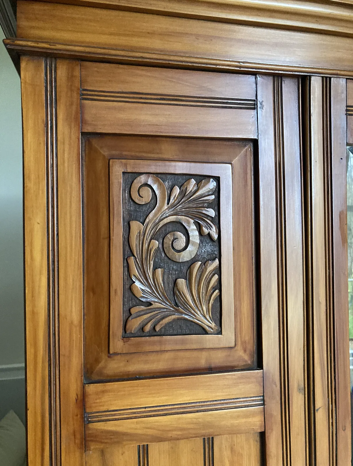 Antique Ornate Wardrobe Early 20th Century photo furniture