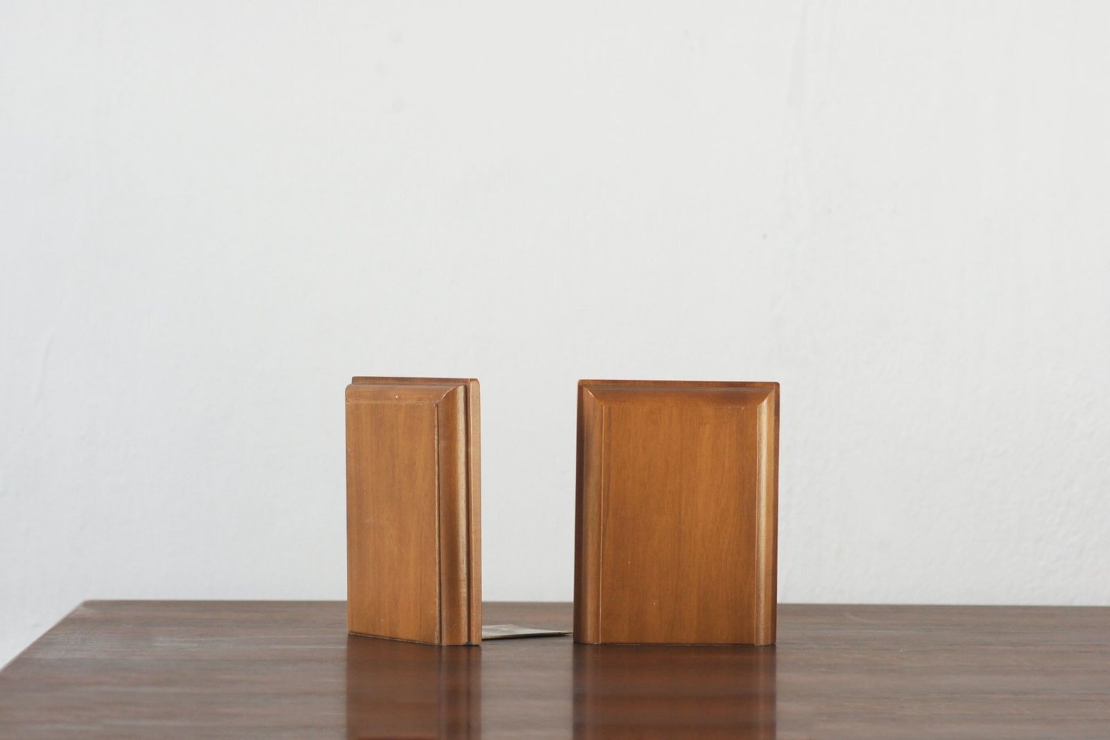 Mid Century Modern Wooden Bookends, 1960s, Set Of 2